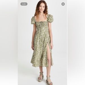 NWT o.p.t. Green Floral Dress